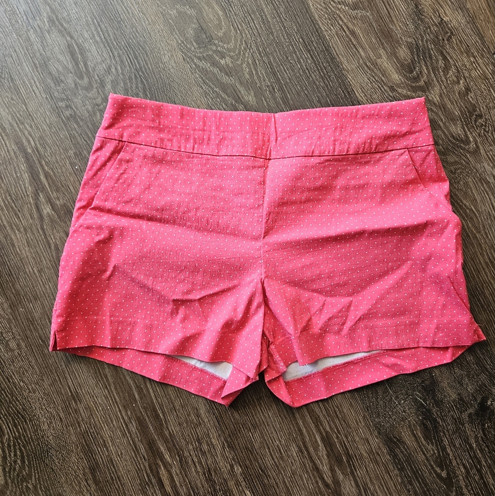 Pink Dotted Shorts, Pull Up Style, 7th Venue New York and Company
